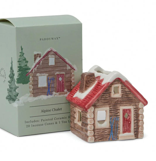 Paddywax - Alpine Chalet Style Incense & Tea Light Holder