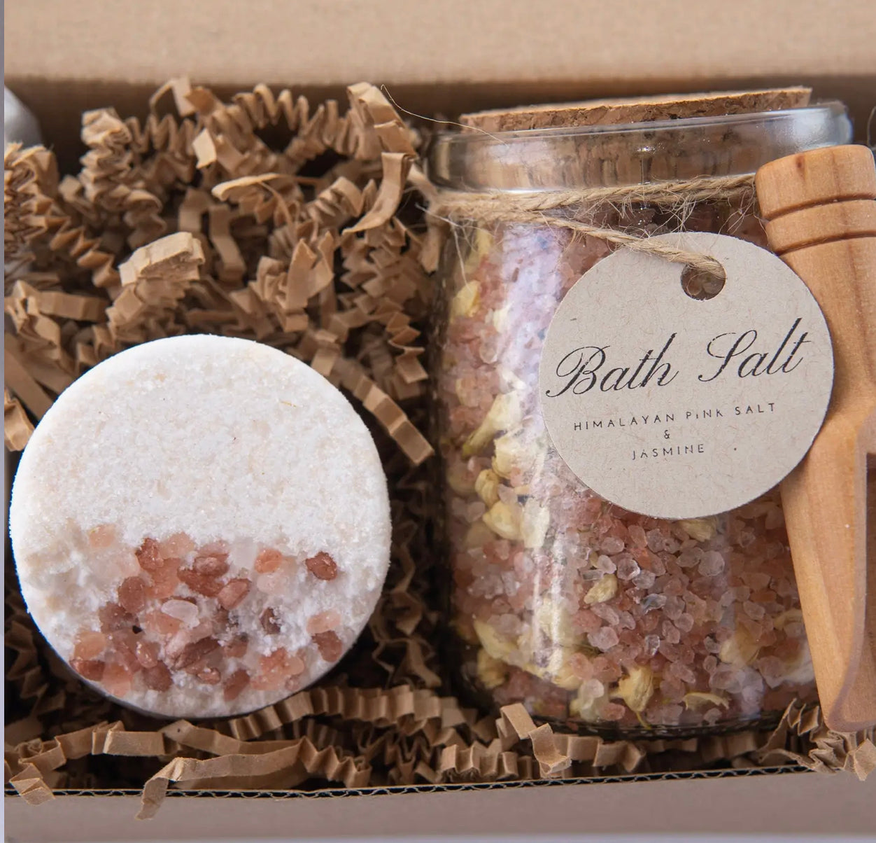 Jasmine Bath Salts Gift Set | Himalayan Pink Salt