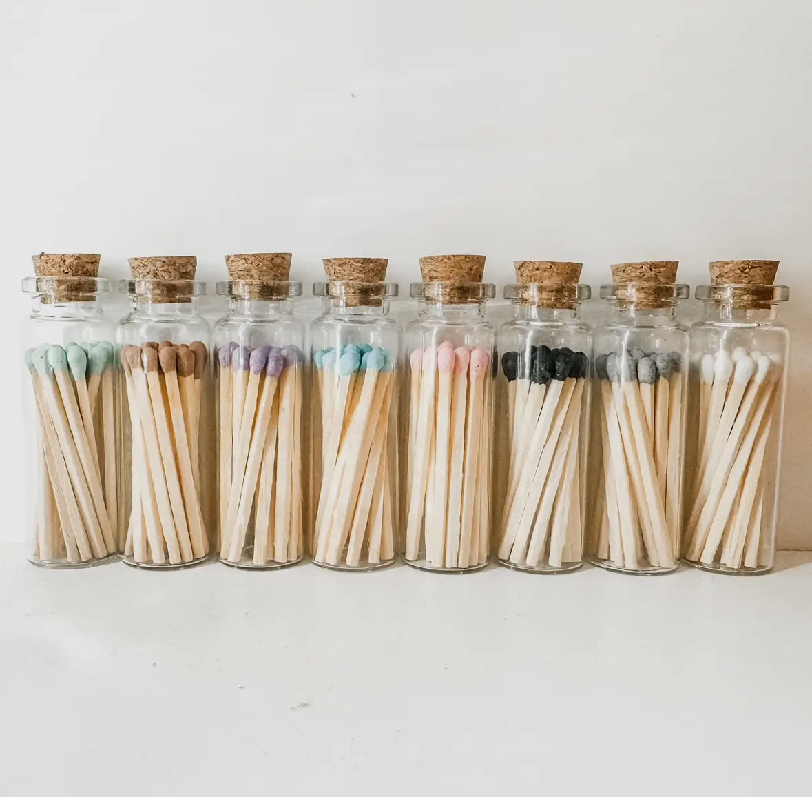 Fancy Safety Matches in Glass Vial