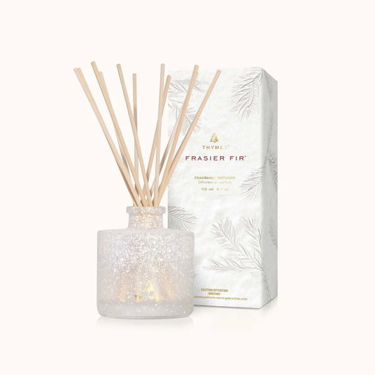 Thymes - Frasier Fir Flocked Petite Reed Diffuser