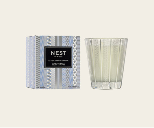 Nest - Blue Cypress & Snow Classic Candle