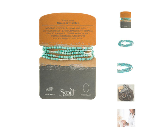 Stone Wrap Turquoise/Silver - Stone of the Sky

SW006