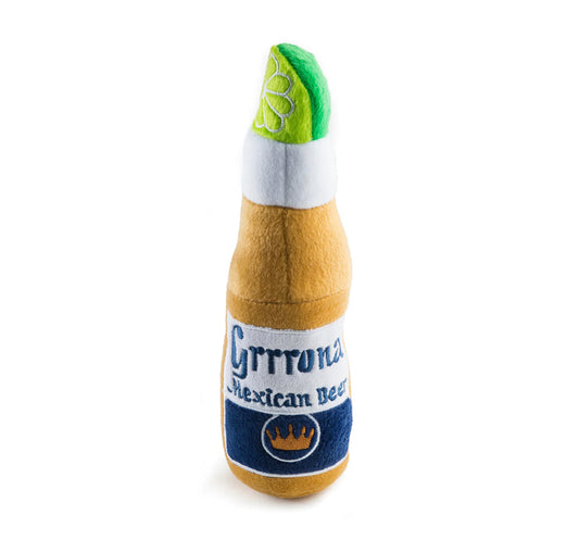 Grrrona Beer Bottle Plush Dog Toy