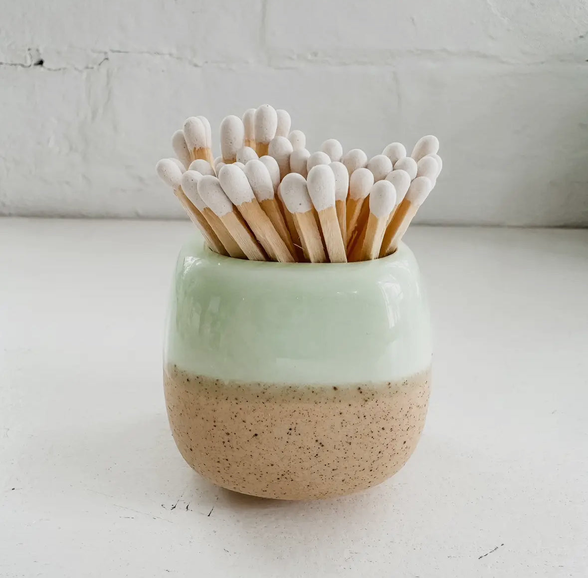 Ceramic Match Holders with Matches