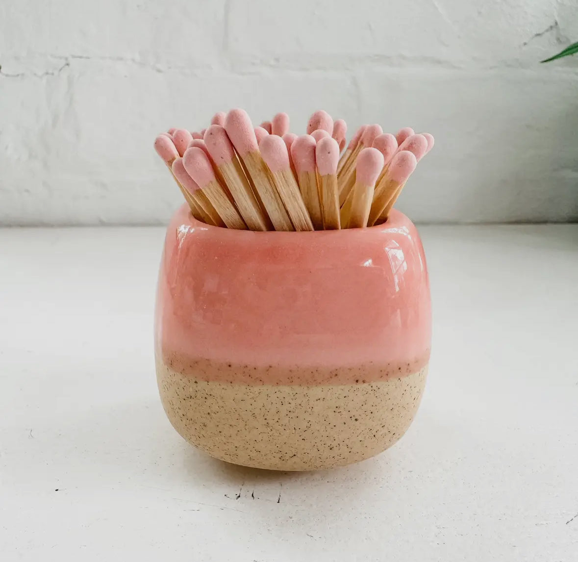 Ceramic Match Holders with Matches