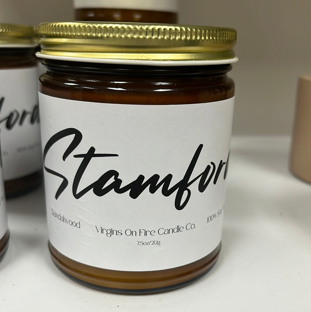 “Stamford” Candle - Virgins on Fire Candle Co