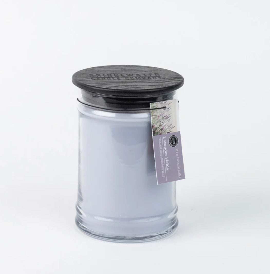 Bridgewater -18.5oz Large Jar Candle - Lavender Fields