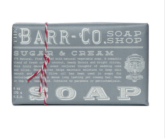 BARR Co. - Sugar & Cream Triple Milled Bar Soap