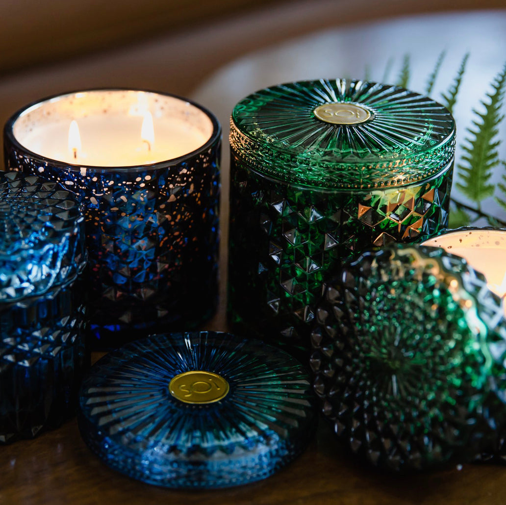 SOI - BLUE SPRUCE 15oz SHIMMER CANDLES