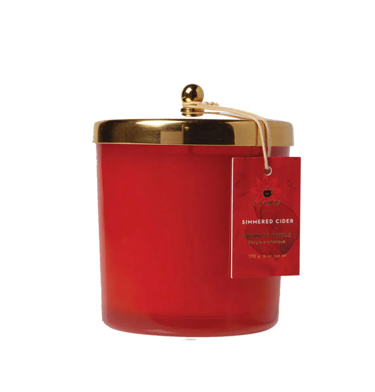 Thymes - Simmered Cider Harvest Red Poured Candle