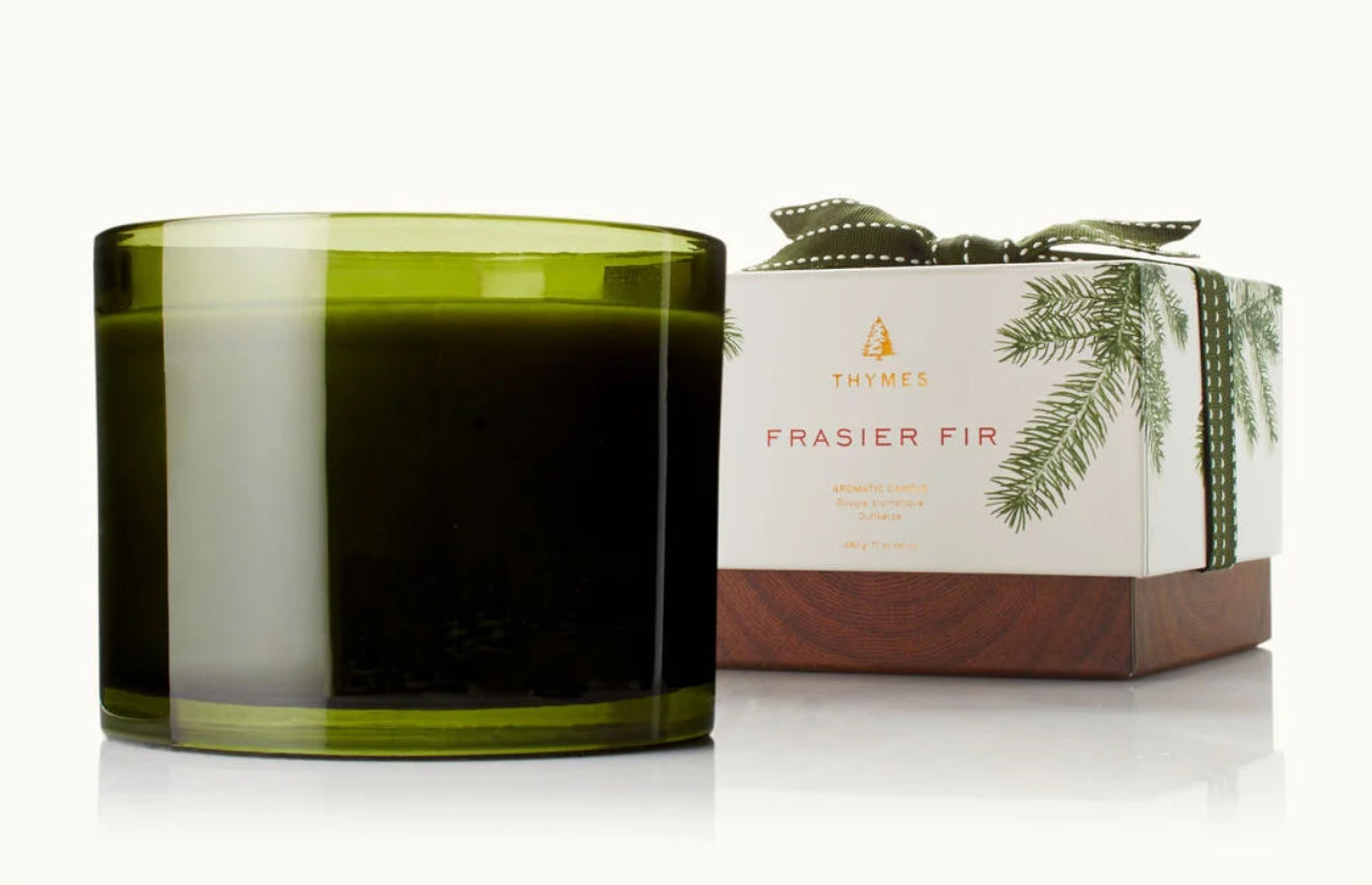 Thymes - Fraiser Fir Green 3 Wick 17oz Aromatic Candle