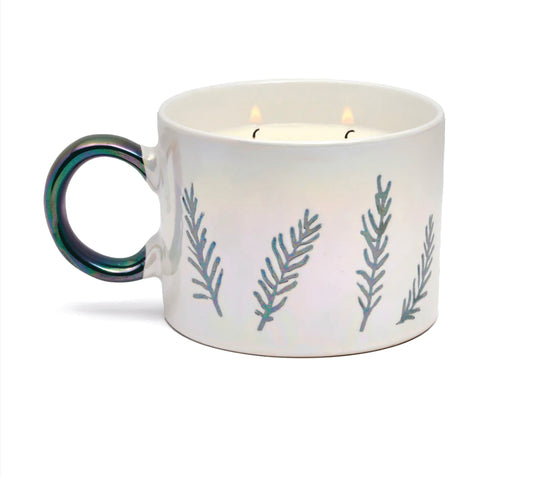 Paddywax - Cypress & Fir - 8oz White Ceramic Mug