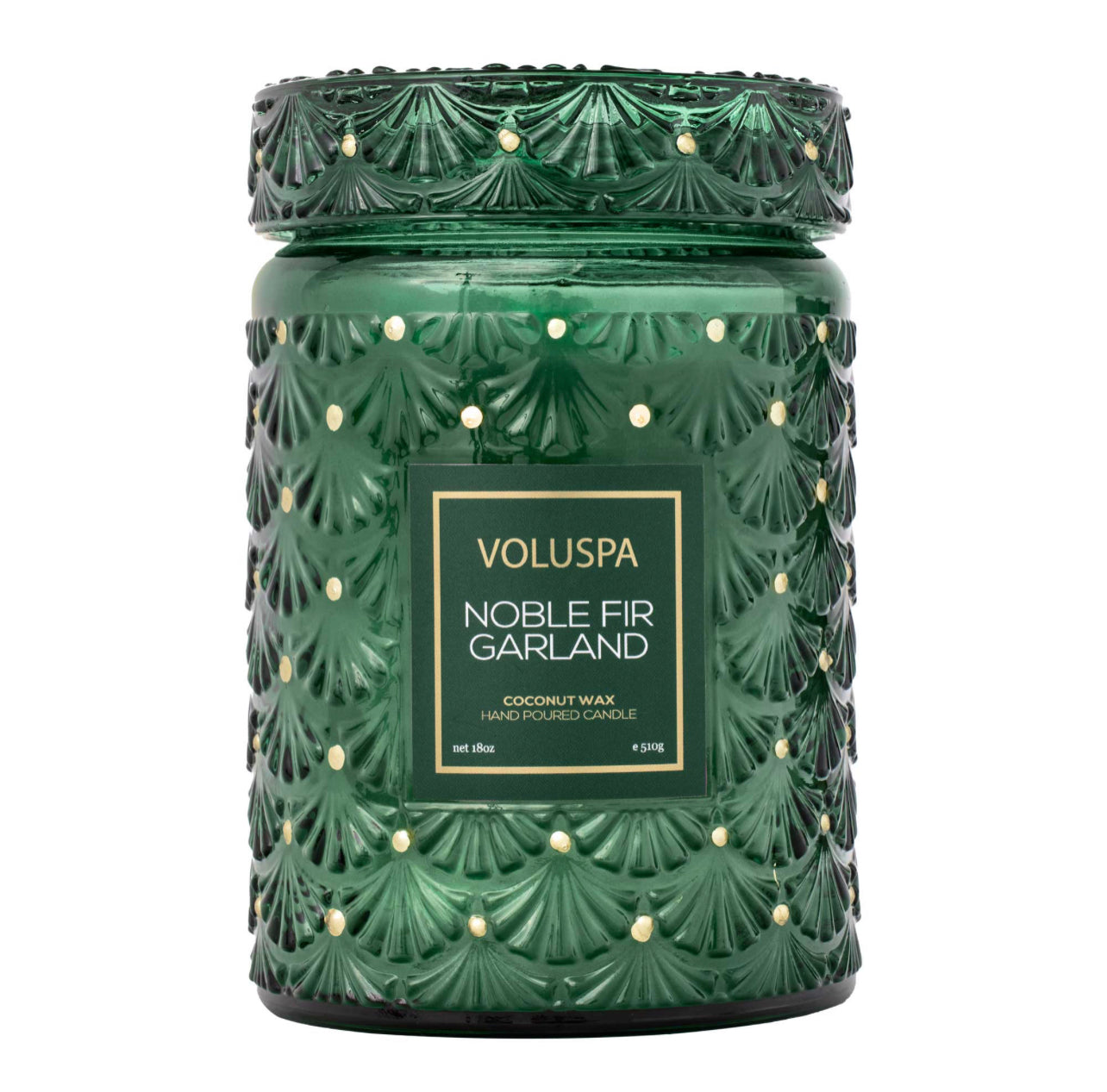 VOLUSPA- NOBLE FIR GARLAND
LARGE JAR CANDLE