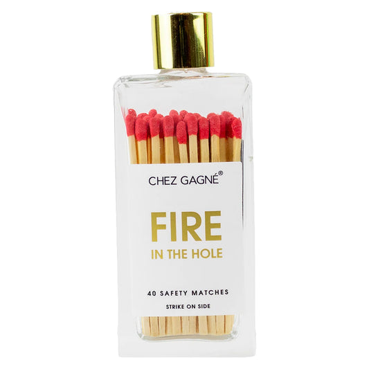 FIRE IN THE HOLE - GLASS BOTTLE SAFETY MATCHES