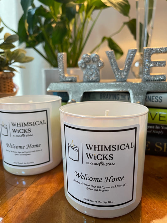 Whimsical Wicks - Welcome Home 9oz Boxed Candle