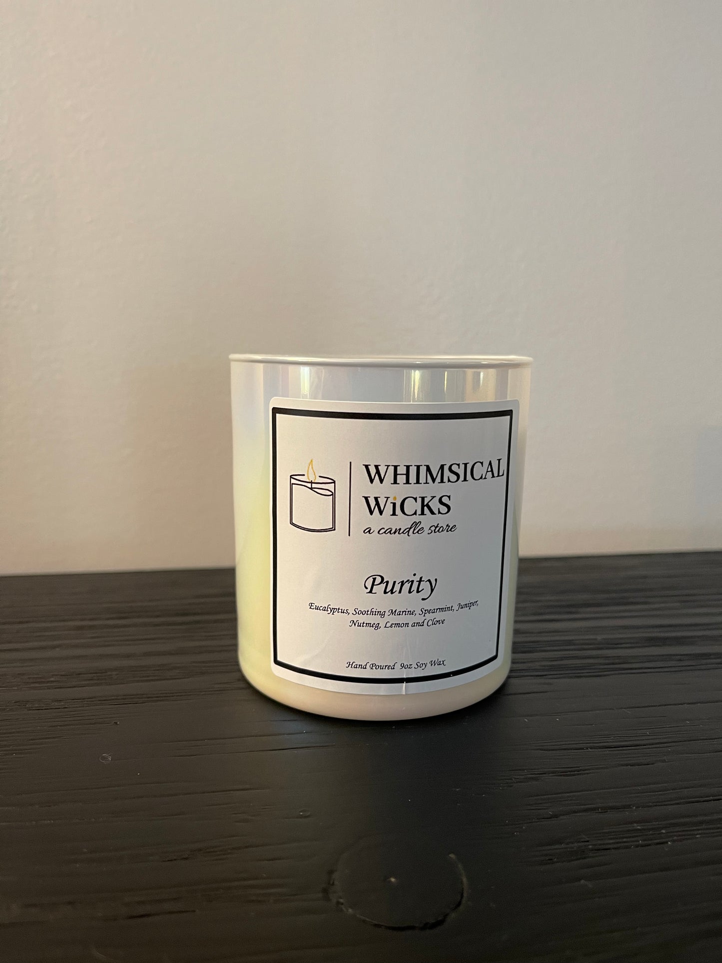 Whimsical Wicks - Purity 9oz Boxed Candle