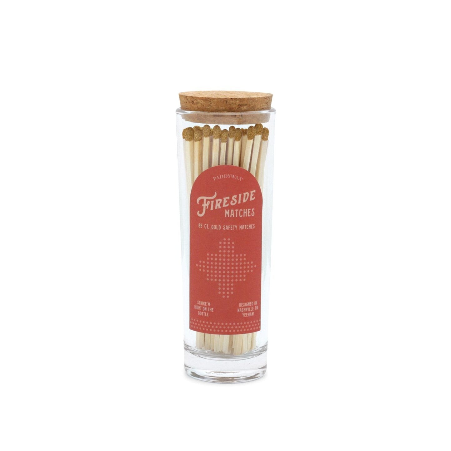 Paddywax - Fireside Safety Matches - Gold