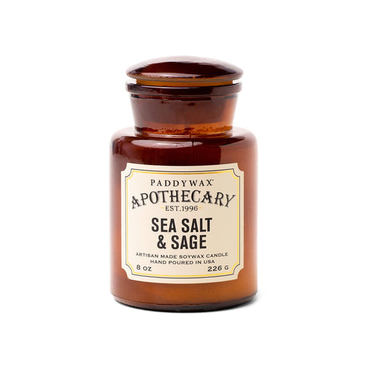 Paddywax - Apothecary - Sea Salt + Sage 8oz Candle