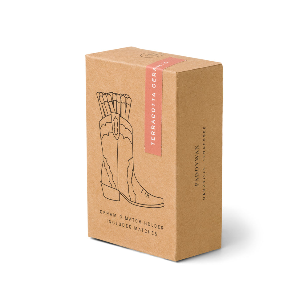 Paddywax - Terracotta Cowboy Boot Matches