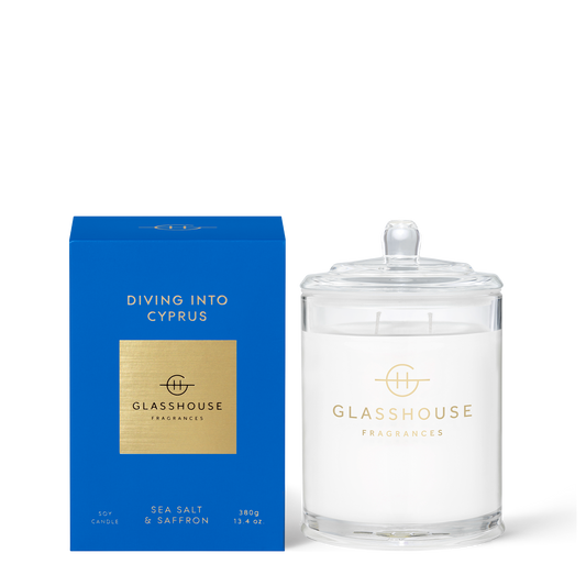 Glasshouse Fragrances - Diving into Cyprus Candle