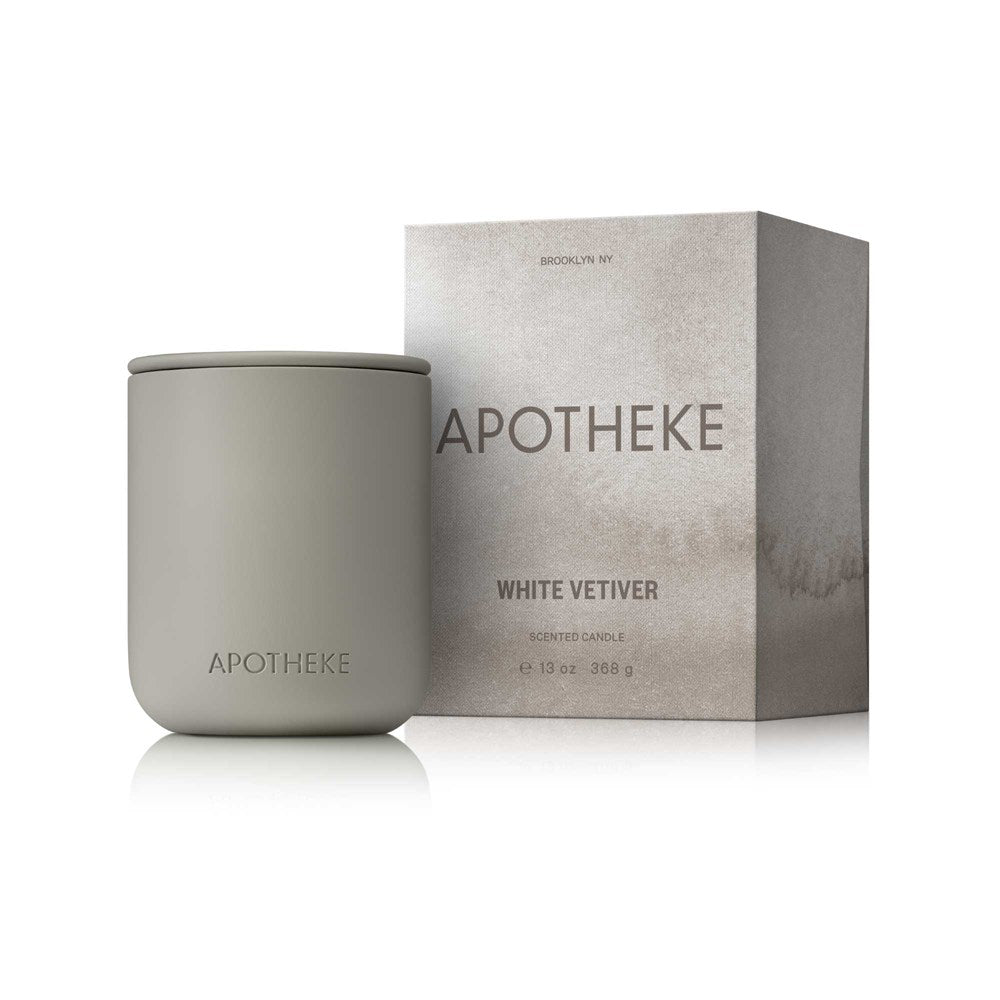 Apotheke - White Vetiver 2-Wick Ceramic Candle