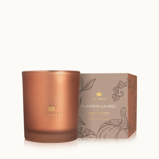 Thymes - Pumpkin Laurel 6.5oz Aromatic Candle