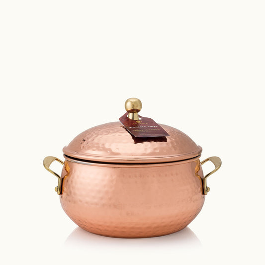 Thymes - Shimmered Cider Copper Pot 3-Wick 18oz Aromatic Candle